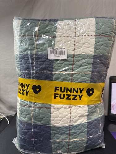 Funny fuzzy cotton plaid - funny,