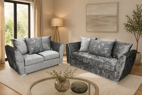 New silver grey crushed - silver,