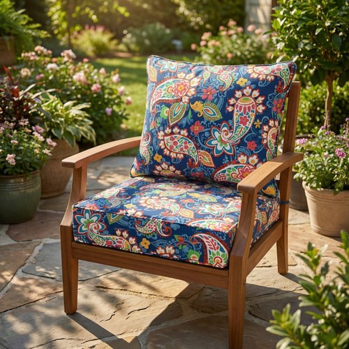 Outdoor cushion set rattan - outdoor,