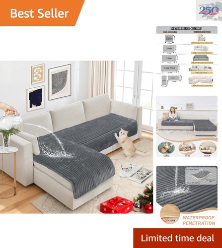 Dark grey flannel - grey, covers
