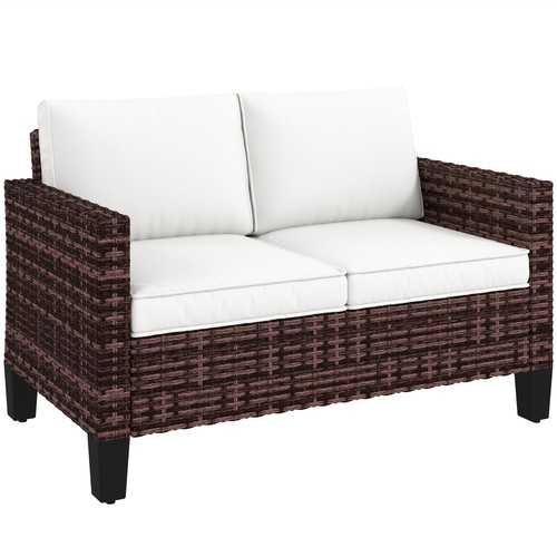 Two seater rattan outdoor - outdoor, sofa