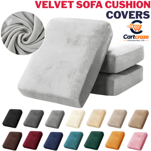 Sofa seat covers velvet seater - covers,